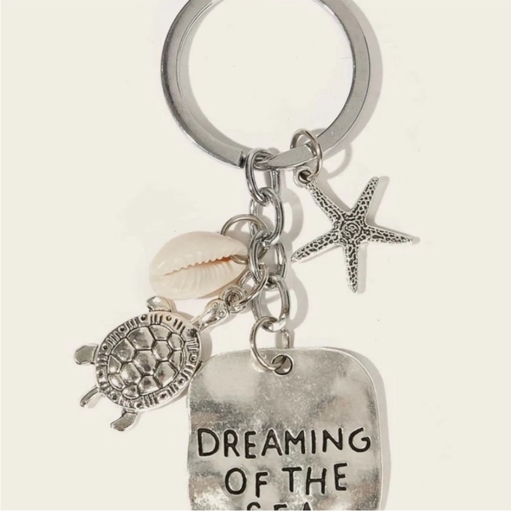 Shell & turtle keychain - Picture 2 of 3